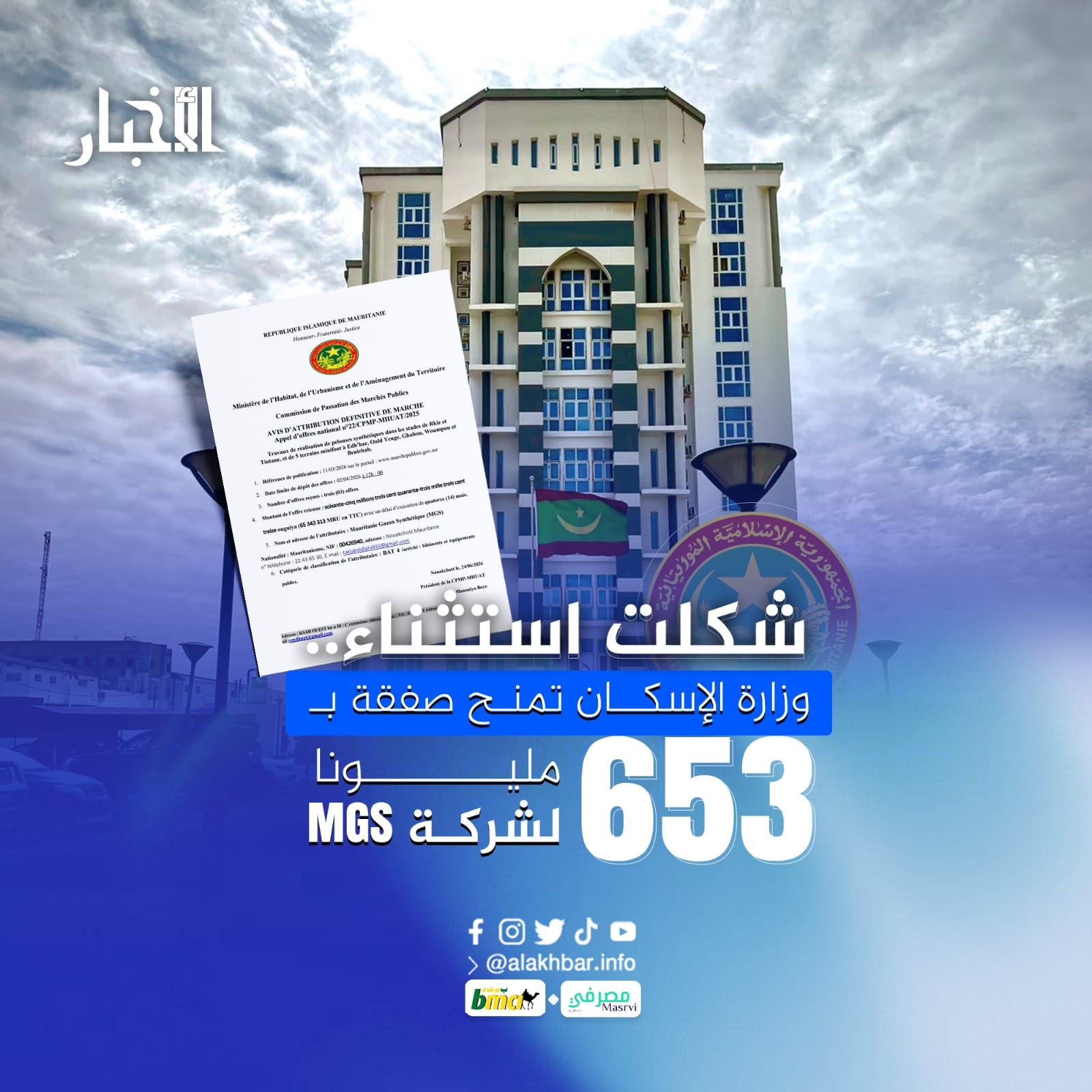 شكلت استثناء.. وزارة الإسكان تمنح صفقة بـ653 مليونا لشركة MGS