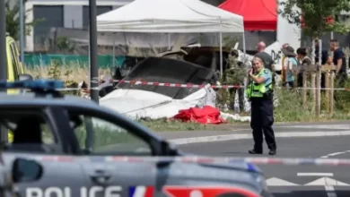 مقتل 11 شخصا إثر تحطم طائرة لتدريب القفز بالمظلات في فرنسا مقتل 11 شخصا إثر تحطم طائرة لتدريب القفز بالمظلات في فرنسا