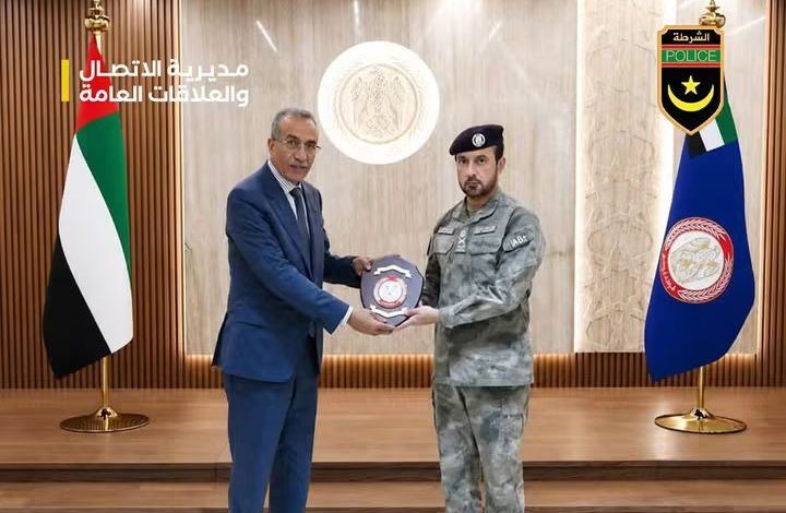 المدير العام للأمن الوطني يبحث مع قائد شرطة أبوظبي تعزيز التعاون الأمني وتبادل الخبرات
