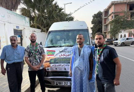 قافلة مساعدات موريتانية تصل الجزائر لدعم الأسر المتضررة من الحرائق
